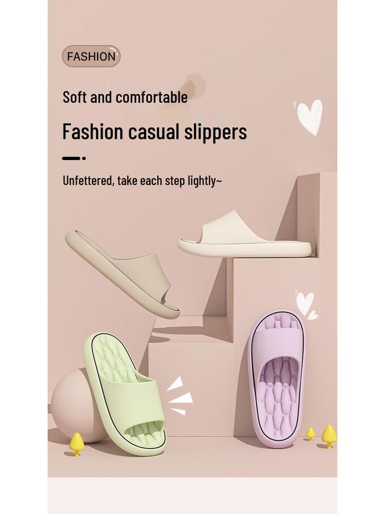 High-End Men's Non-Slip Odorless Indoor Slippers: Stylish Bathroom, Bathing, and Home Sandals for Summer.