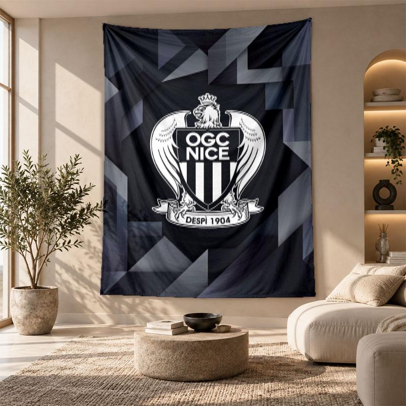 Decorative Tapestry,OGC Nice FC Printed Wall Art, Lightweight Wall Hanging For Bedroom Background