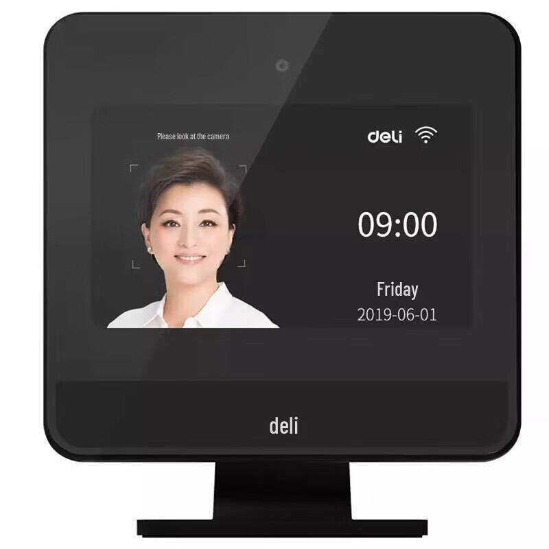 Deli Smart Cloud Attendance Machine CN plug (adapter included)