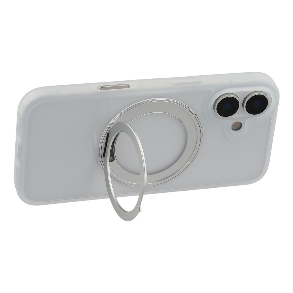 Etui na iPhone'a 17 z uchwytem pierścieniowym i podstawką, Pokrowiec na telefon PC+TPU