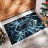 Juventus FC Printed Flannel Area Rug Non Slip Soft Polyester Floor Carpet Indoor Decor Mat for Bedroom Living Room Sofa