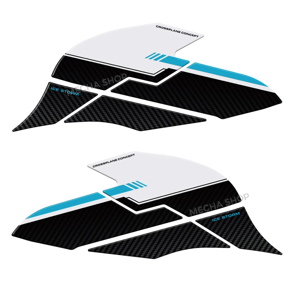 Motorcycle Fuel Tank Pad Stickers 3D Tank Protection Decals Waterproof For MT-07 MT 07 2025