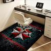 1pc resident Evil Office Carpet Soft Polyester Entrance Carpet Washable Non-slip Machine Washable Indoor Carpet Table Entrance Home Decor Of