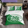 Biancheria da Letto a Tema Celtic FC Set 3 Pezzi Copripiumino Biancheria da Letto Decorativa Per Camera Adolescenti Decorazione Casa