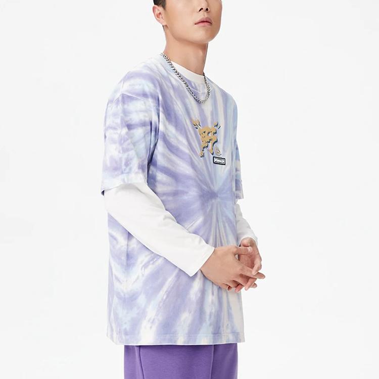 Li-Ning Disney Co-Branded Sports Lifestyle Series SS22 Graphic Print Loose Round Neck Short Sleeve T-Shirt Unisex Tops AHSS249-3