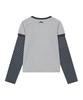 Tansanmageunesyum Juyoung X Tansan Ringer Layered Long Sleeve (Gray)