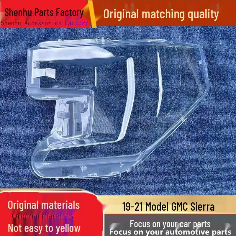 Совместимая крышка фары GMC Sierra 19-21 - Прозрачный корпус и лицевой щиток Standard Co-pilot with Rubber - GMC Sierra 2019