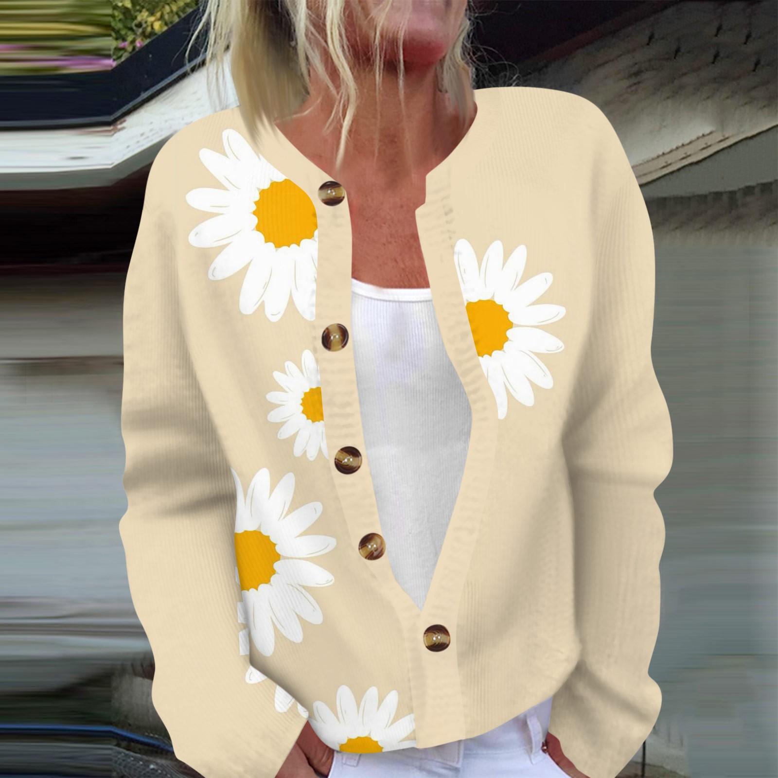 

Женская мода с длинным рукавом, рождественский принт «Снеговик-снежинка», куртка, кардиган XXXL бежевый