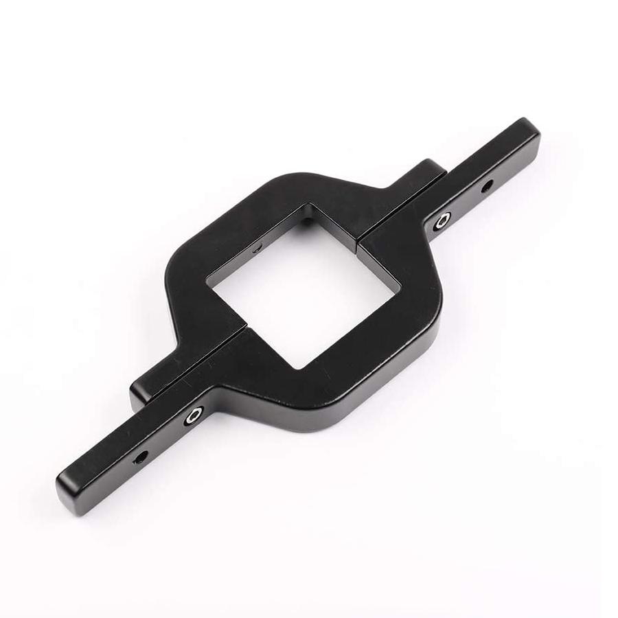 Support universel d'attelage de remorquage pour voiture tout-terrain, pare-chocs arrière de 4 pouces, barre lumineuse de travail LED, support de lampe pour camion Auto SUV 4WD