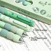 4Pcs/Box 0.5mm Black Ink Colorful Gel Pen Erasable Gel Pen ST Tip Quick Drying Students Stationery Office Accessories