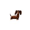 Dog Statue Figurine for Home Decor Desk Shelf Table Centerpiece