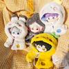 10CM Doll Clothes Cartoon Animal Dolls Accessories Doll Plush Hooded Shawl  Cotton Stuffed Dolls