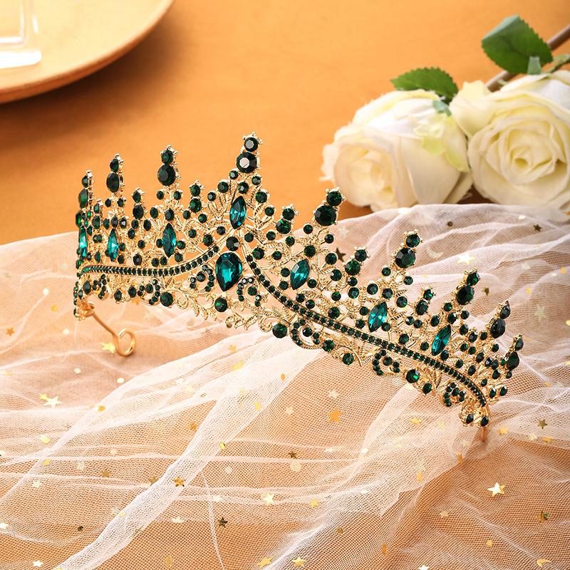 Bride's Crown Headband Wedding Korean Birthday Gift Adult Gift Crystal Crown Princess Dress Hair Accessory