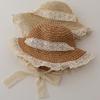 Summer Children'S Vacation Beach Hat Summer Lace Straw Hat Baby Parent-Child Spring And Autumn Sun Hat