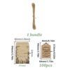 100Pcs User Friendly Sealing Envelopes Feature Decorative Natural Twine Ready To Use Greeting Card Set For Celebration