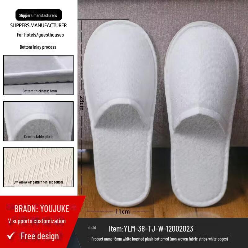Disposable Non-Slip Slippers for Hotels, Homestays, and Spas