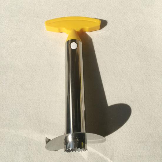 Pineapple Corer Portable Sharp Blade Stainless Steel 3-in-1 Handheld Pineapple Cutter Kitchen Gadget Accessories for Restaurant