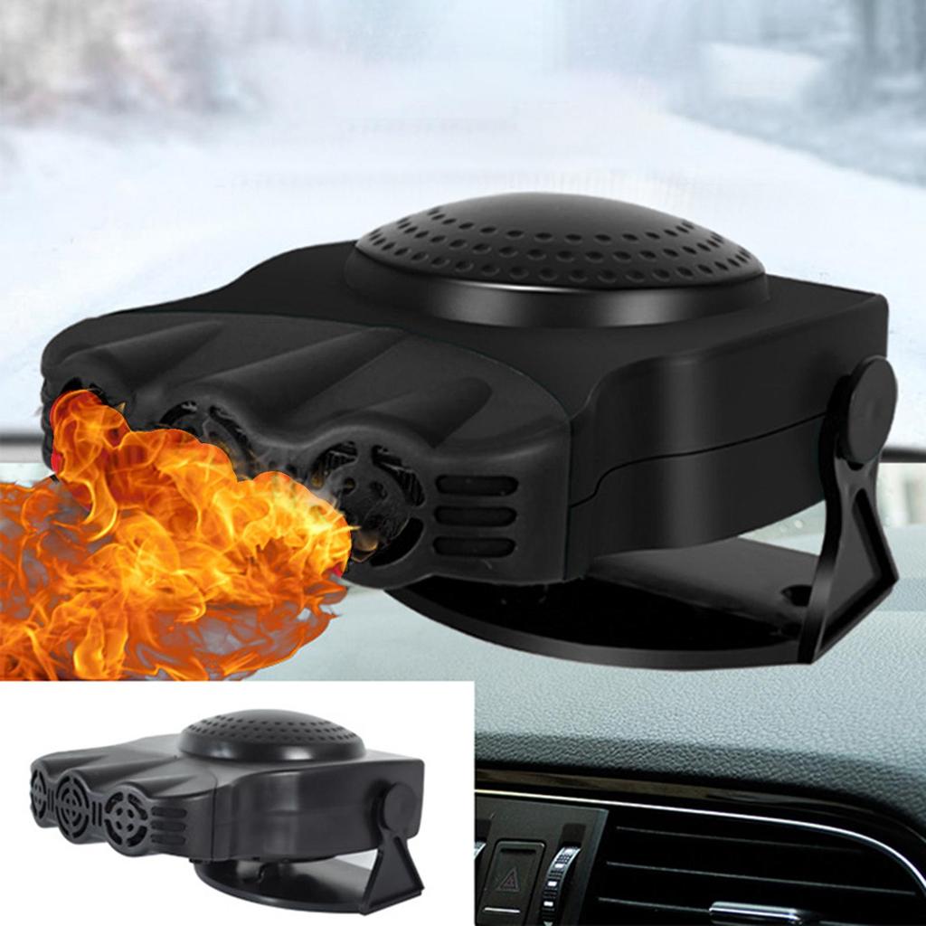 Auto Heater Car Accessories 2 Modes Fast Heating 150W 360 Degree Rotation Demister Windshield Defogging Demister Space Heater