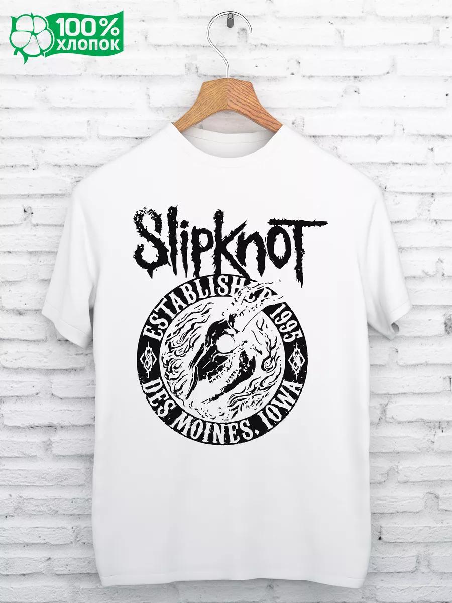 ROCK SLIPKNOT Print T-Shirt S