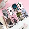 Handyhülle mit französischem Bulldoggenwelpen-Motiv aus weichem Silikon für iPhone 17, 16, 15, 14, 13, 12, 11, XS, Plus, Pro Max