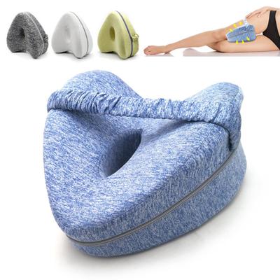 Bacak Diz Yastığı Elastik Kayışlı Hafızalı Köpük Bacak Yastığı Yan Uyuyanlar İçin Yıkanabilir Kılıflı Ergonomik Diz Yastığı Rahatlatıcı Ağrı Kesici