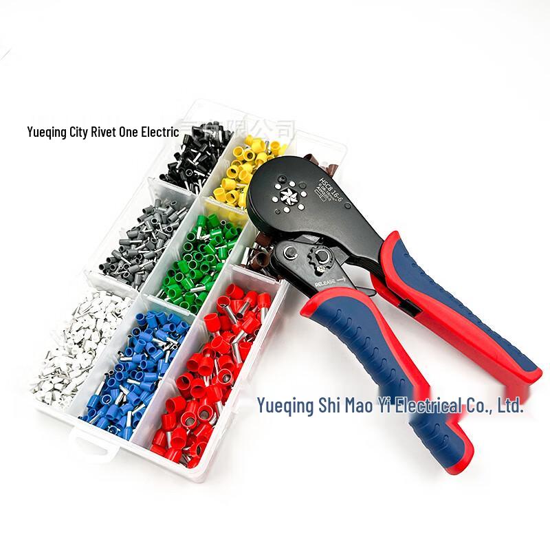 Ruidetai HSC8 16-6 Tubular Terminal Crimping Tool Kit CN plug (adapter included)