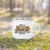 Hello Pumpkin Enamel Mug Halloween Camping Mug Gift For Grandma Mum Nana Autumn Home Decor Hygge Gift Fall Coffee Mug