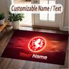 Custom Rug FC Twente Pattern Print Name Text Soft Non‑Slip Floor Carpet for Home Indoor Decoration