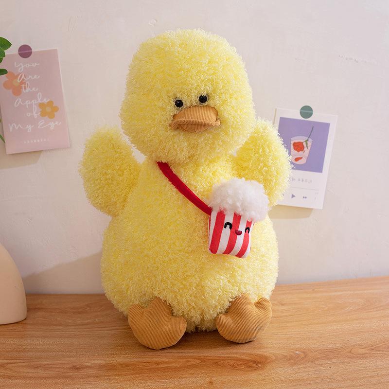 Cute Cute Little Duck Doll Plush Toy Duck Doll Children's Company Soothing Rag Doll Birthday Gift