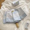 Chic Student Folding Umbrella: UV Protection, Dual-Use Automatic Sunshade
