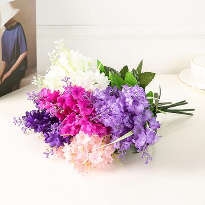 Delicate Simulation Bouquet Decorative UV-resistant Fake Hyacinth Blossom Bunch Photography Props