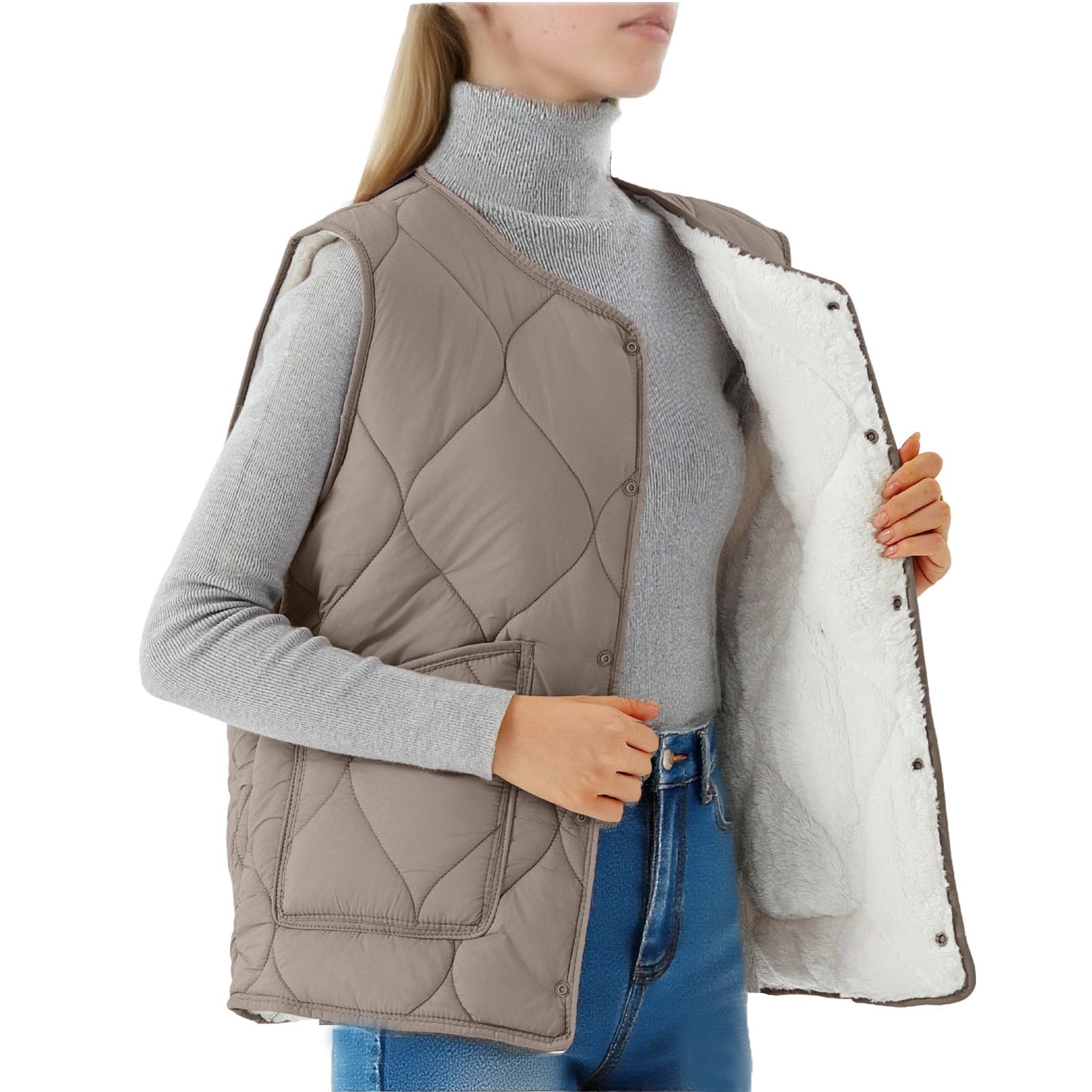 

Женская модная легкая куртка с воротником-стойкой, многоцветное пальто на молнии и пуговицах XXXXL хаки