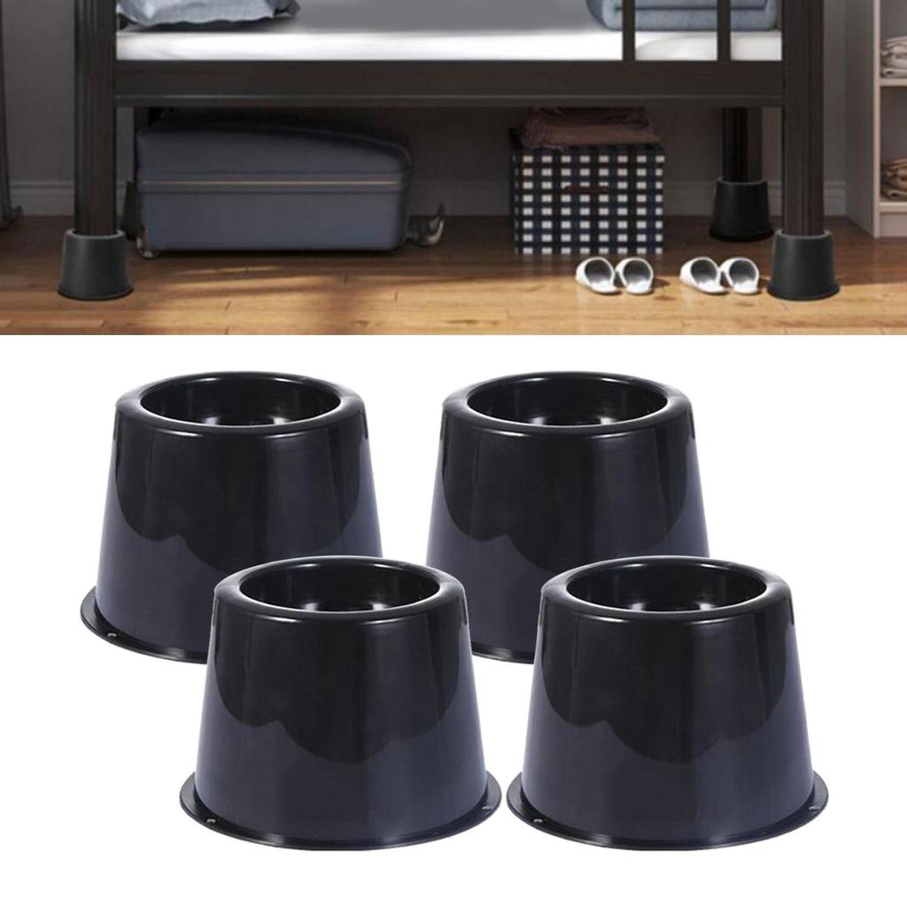 4Pcs Home Cabinet Furniture Legs Lifting Increased Feet Pad Luminous Non-Slip Heavy Duty Appliance Bed Riser Floor