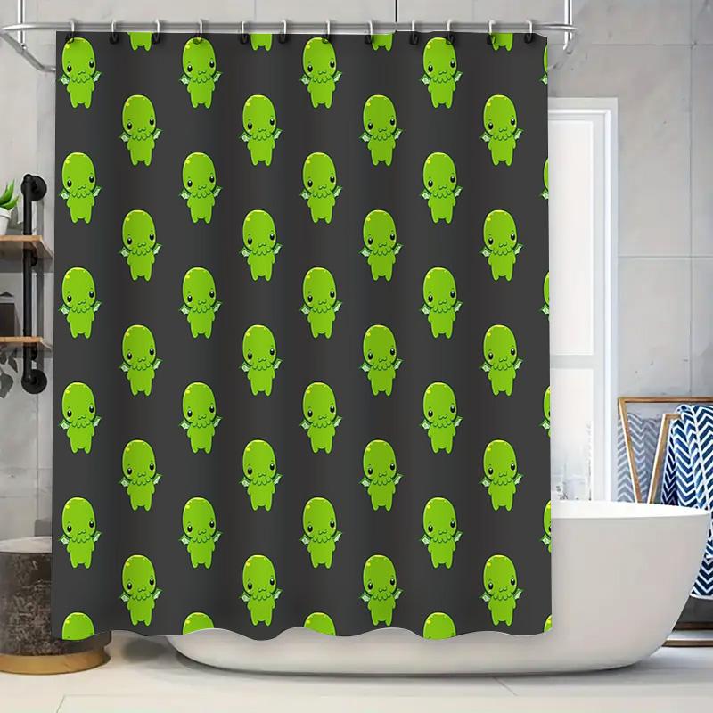 

Bathroom Shower Curtain Set Waterproof Floral Pattern Vintage Farmhouse Decor Home Textile Fabric Liner W60H190(CM)-1 Pcs