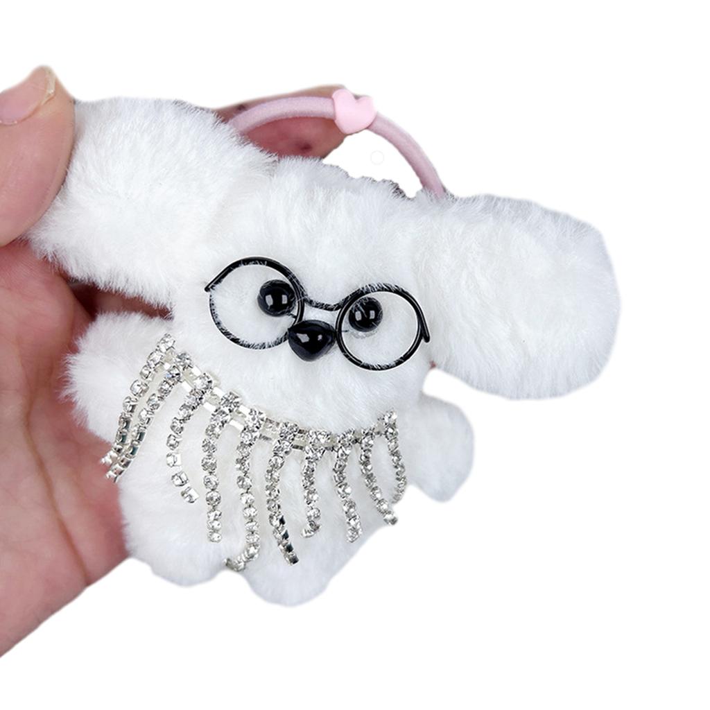 Cartoon Plush Dog Hair Clip Lazy Hairpin Duckbill Hairclip Elegant Barrettes for Women Side Bangs Girls Lovely Hair Ties