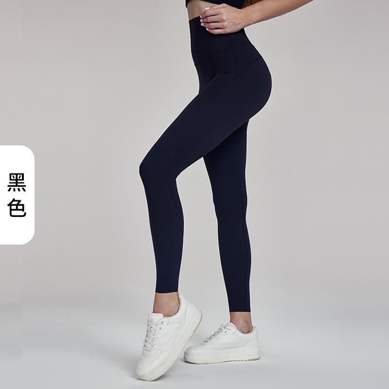 

Осень и зима ластовица антибактериальные брюки для йоги женские с высокой талией красивые ягодицы тонкие дышащие леггинсы линия пальто спортивные фитнес-брюки S чёрный