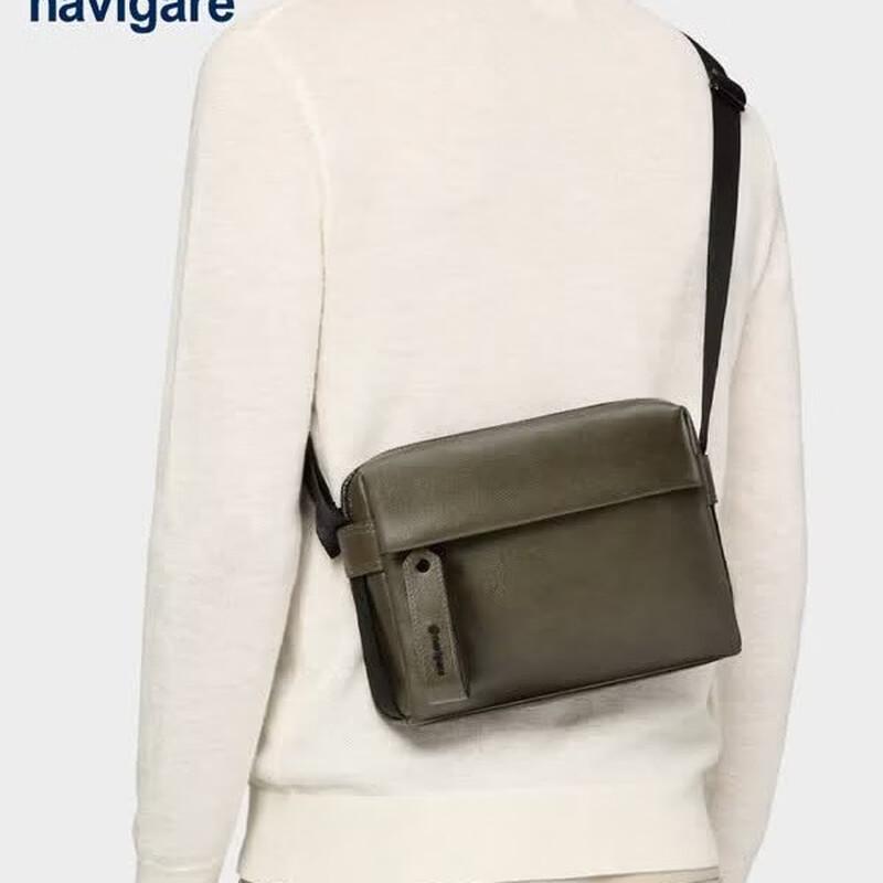 Navigare Men s Leather Crossbody Shoulder Bag