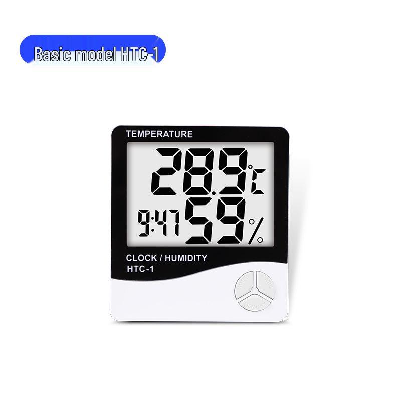 

Умный бесшумный комнатный термометр и гигрометр с часами для детских и студенческих комнат