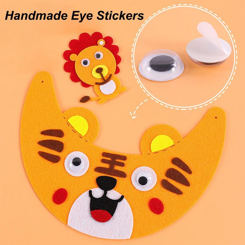Screative Materials Plastic Small Eye Stickers Toys For Eggs Toys Dolls DIYs Accessory For Home Scrapbook Kids Gift Sticker Tool