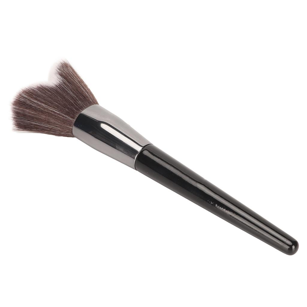 Single Makeup Brush Heart Shaped Perfect Fitting Soft Hair Face Shadowing Brush L Size