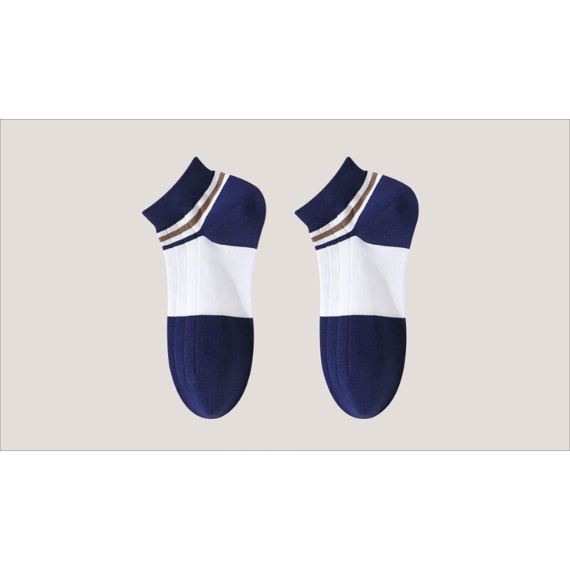 Summer Low-top Casual Socks, Men's Short Socks, Pure Cotton Breathable and Anti-friction, Summer All-cotton Deodorizing and Sweat-absorbing Socks