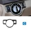 Carbon Fiber Headlight Switch Sticker for Mercedes A B C E G Class CLA GLA GLE GLK GL