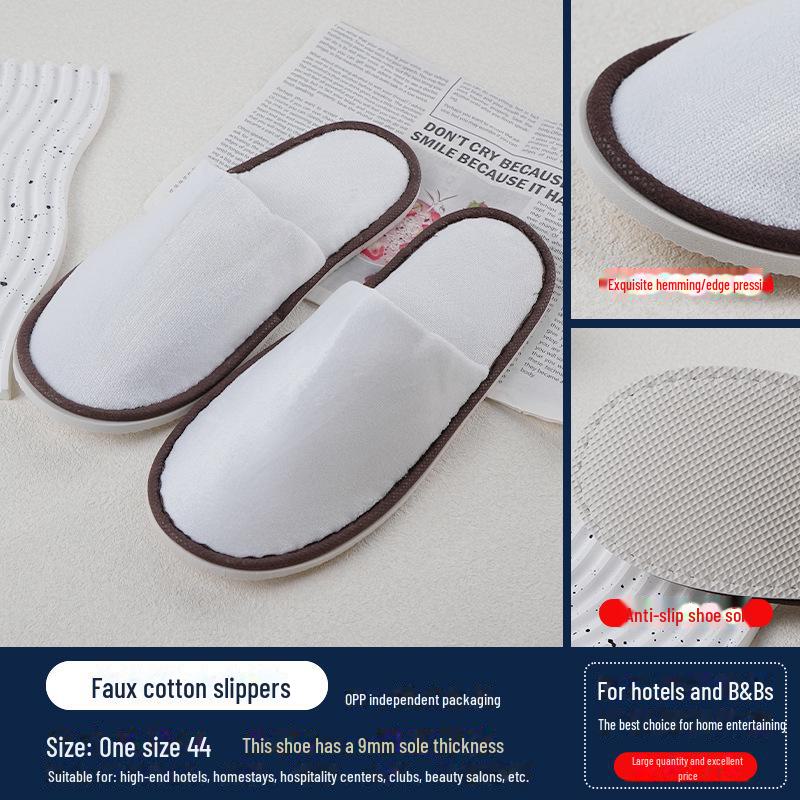 Dicke rutschfeste Winterpantoffeln für Hotels und Pensionen – Ideal zum Baden