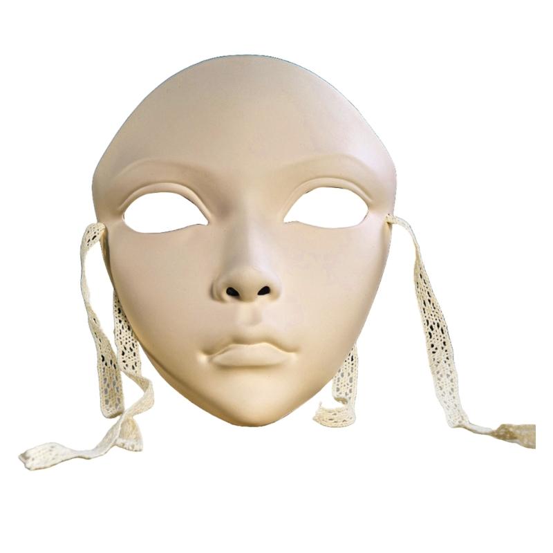 Hand Painted Mask Halloween Party Mask Full Face Mask Masquerade Mask for Women Men Cosplay Halloween Costume Accessory