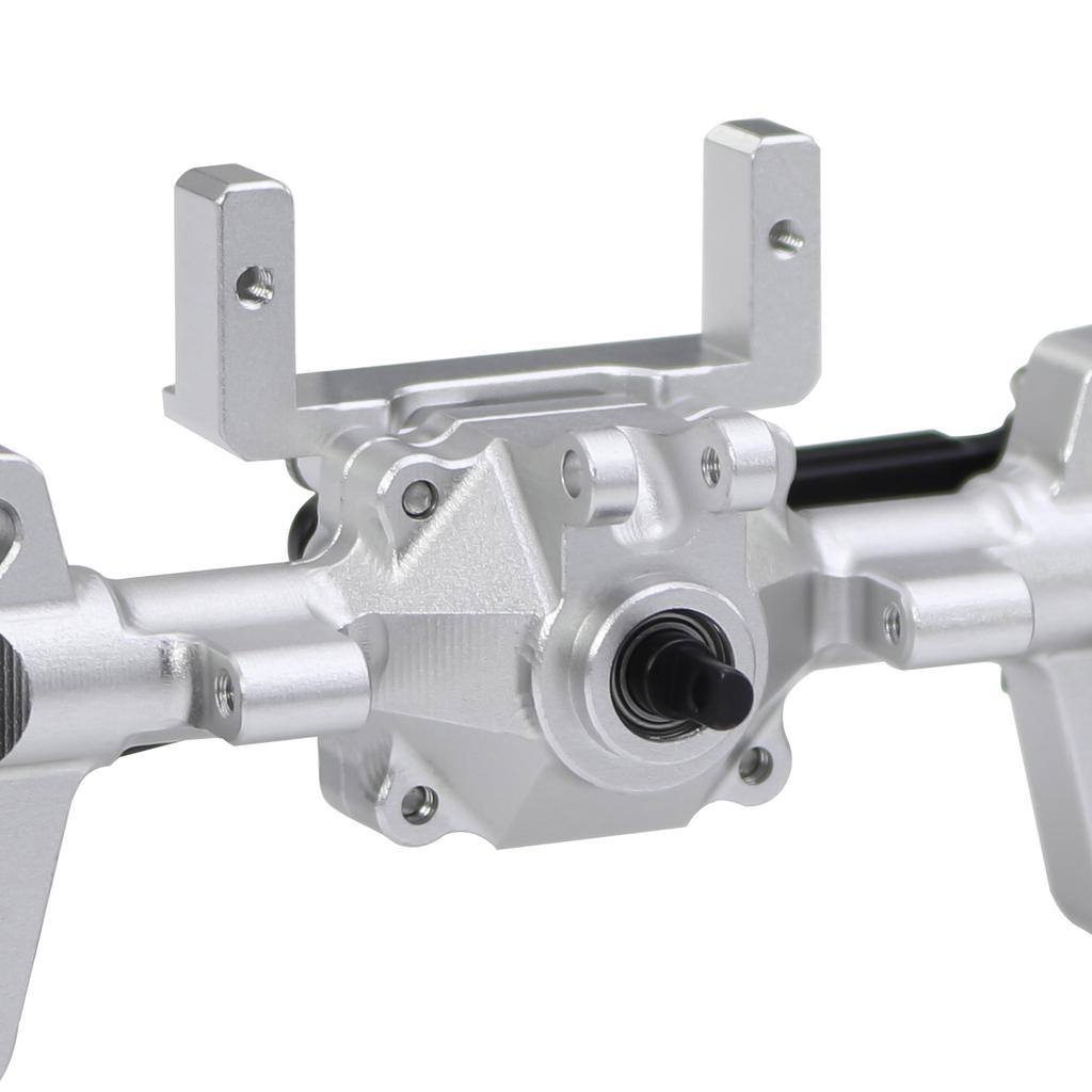 Aluminum Front Rear Portal Axle Complete Set+Brass Knuckle Cover For FMS FCX24 Power Wagon K5 FCX18 LC80 RC Crawler Upgrade Part