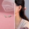 Innocent Love Flower Mickey Screw Earrings for Women Don't Need To Pick Cute Butterfly Earrings When Sleeping