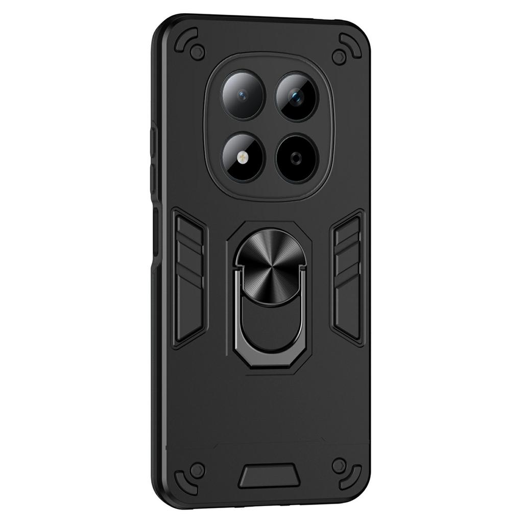 For Xiaomi Redmi Note 15 Pro 5G (Global) Case PC + TPU Drop Defend Phone Cover with Ring Kickstand