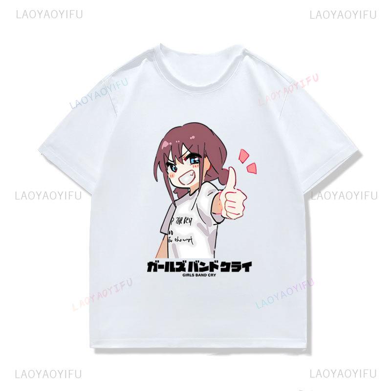 

Girls Band Cry Graphic T Shirts Nina Iseri Unisex Women Gothic Clothes Harajuku Casual T-shirt Unisex Kawaii Shoujo Girl Style Tee 4XL