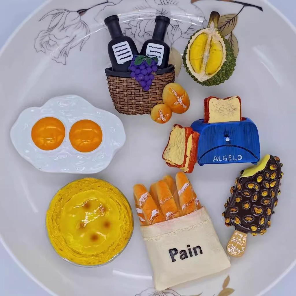 3D Stereoscopic Magnetic Food & Vegetable Fridge Magnets