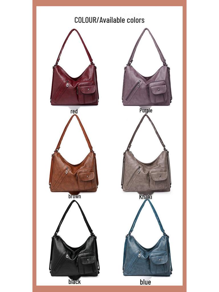 Women's Large Capacity Trendy 2025 Tote Crossbody Backpack